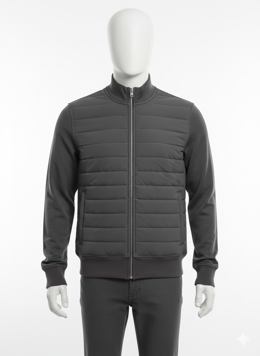 Graphite Hybrid Puffer Jacket