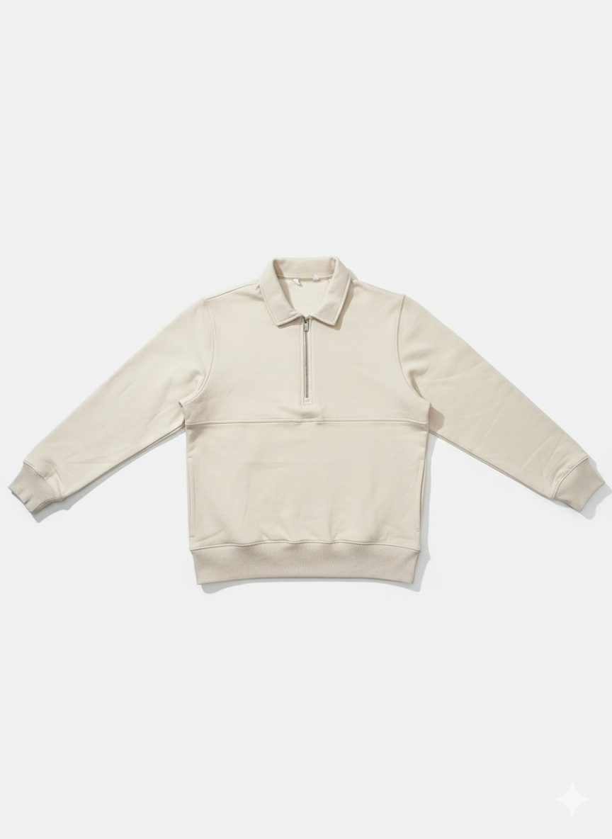 Sandstone Fleece Half-Zip Jacket
