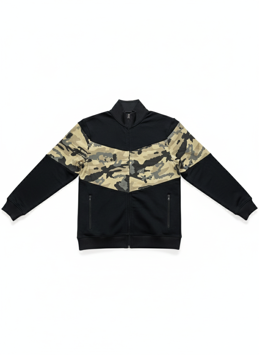 Tactical Camo Zip-Up Jacket