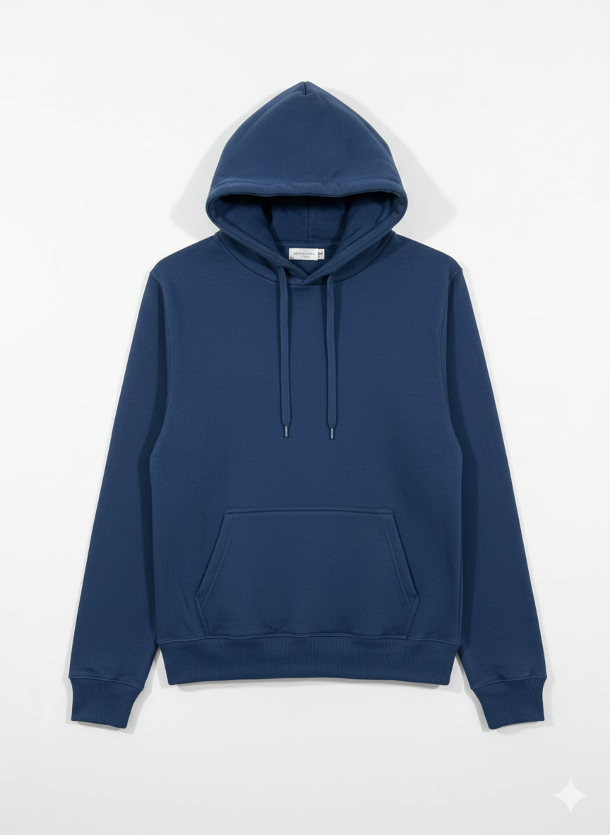 Deep Blue Comfort Hoodie