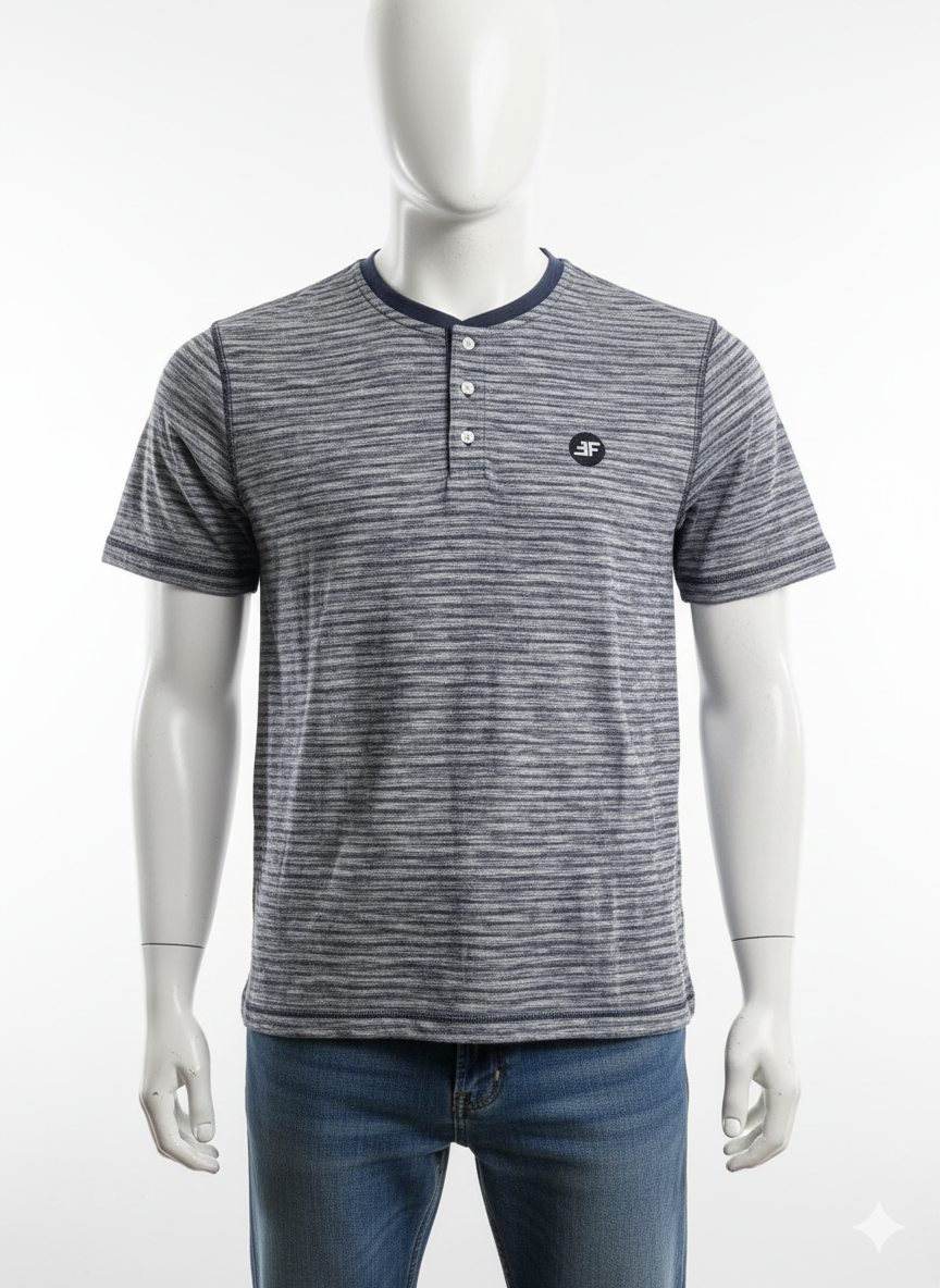 Urban Henley Texture Tee