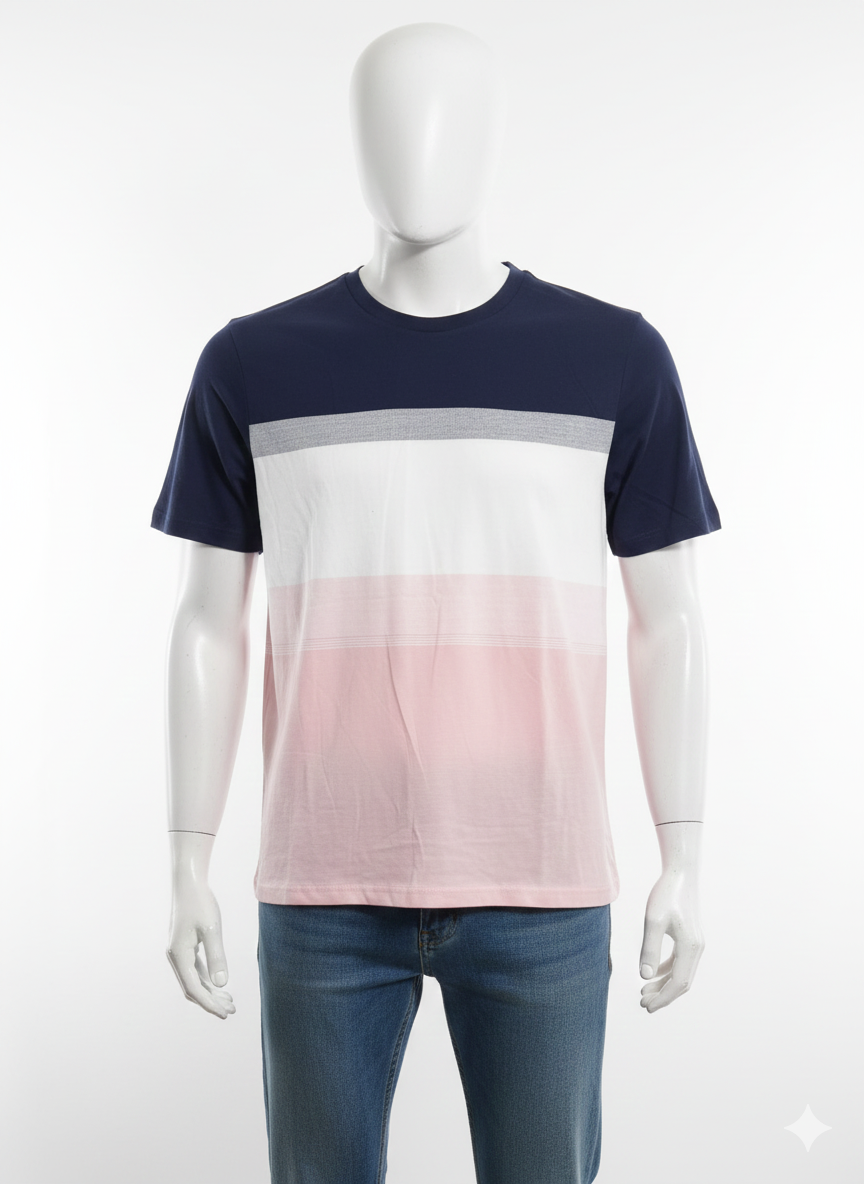 Midnight Horizon Color-block Tee