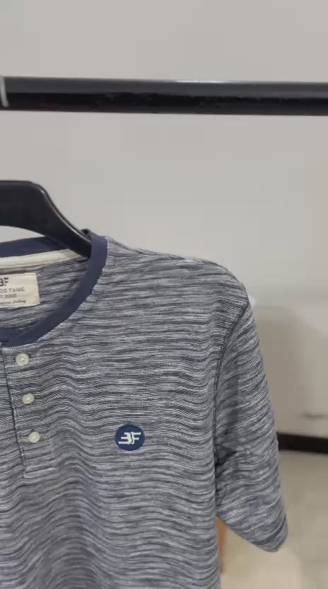 Urban Henley Texture Tee