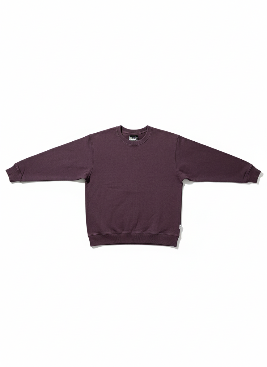 Plum Fleece Sweatshirt