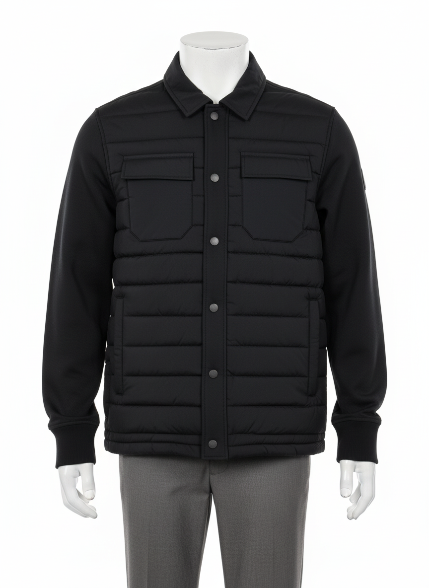 Midnight Field Puffer Over-shirt