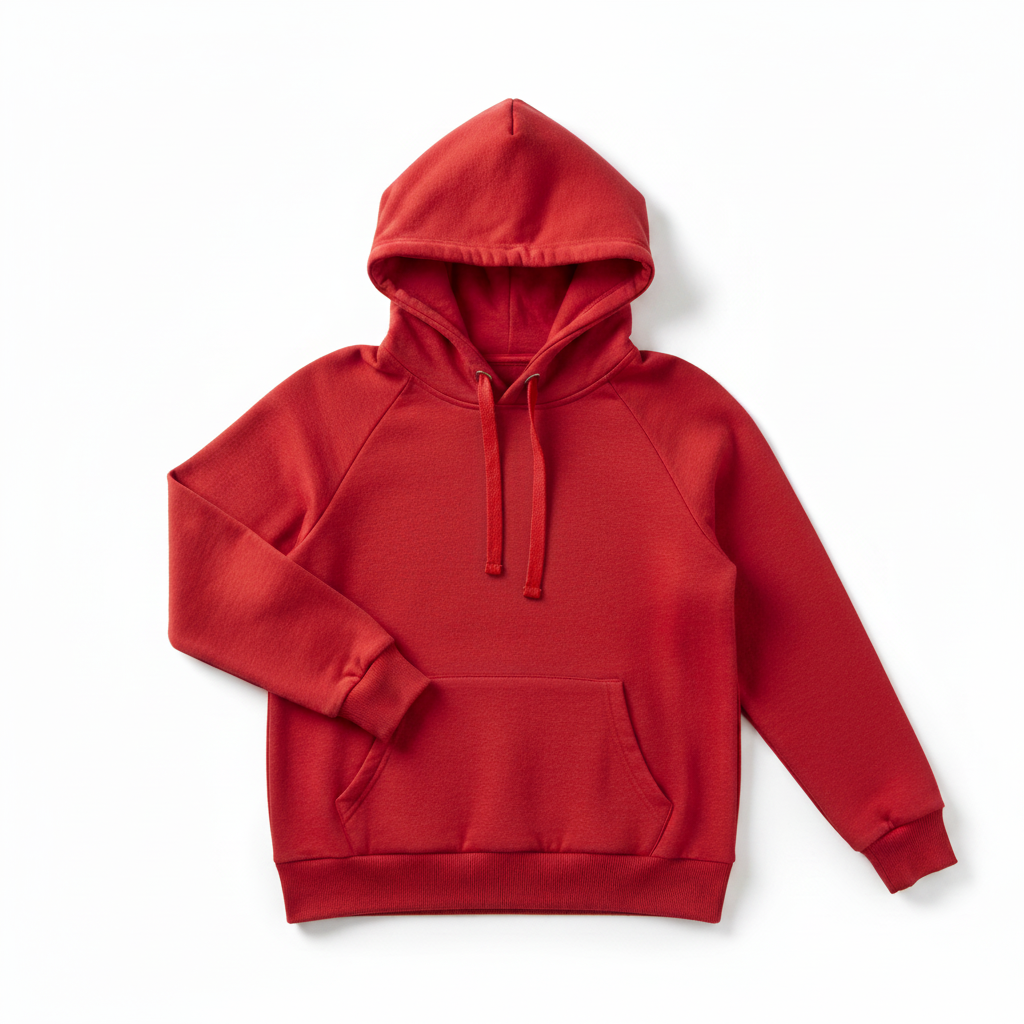 Red Classic Fleece Hoodie